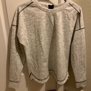 Soft grey pull over